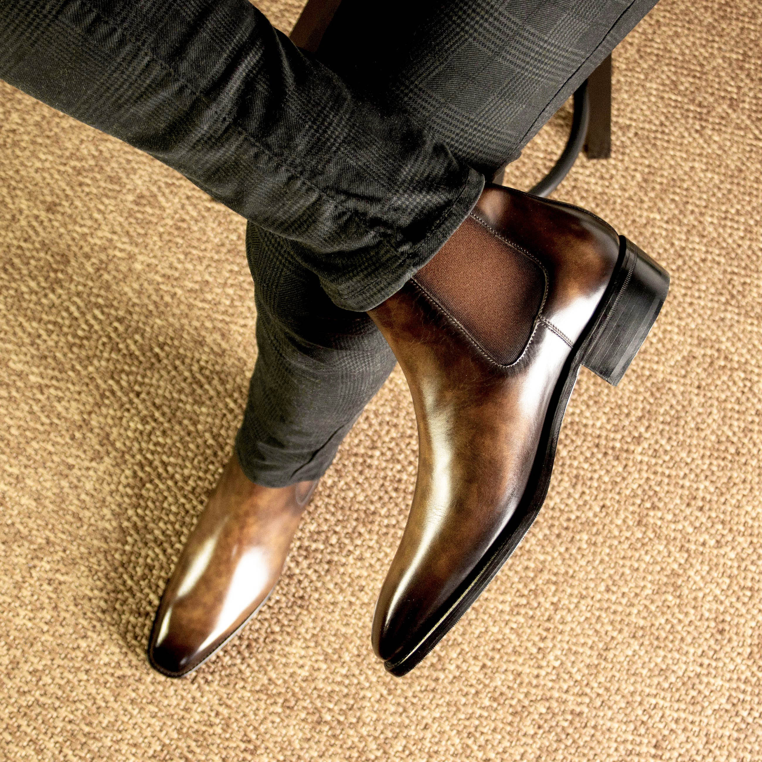 Tobacco Museum Patina - Garland Chelsea Boots