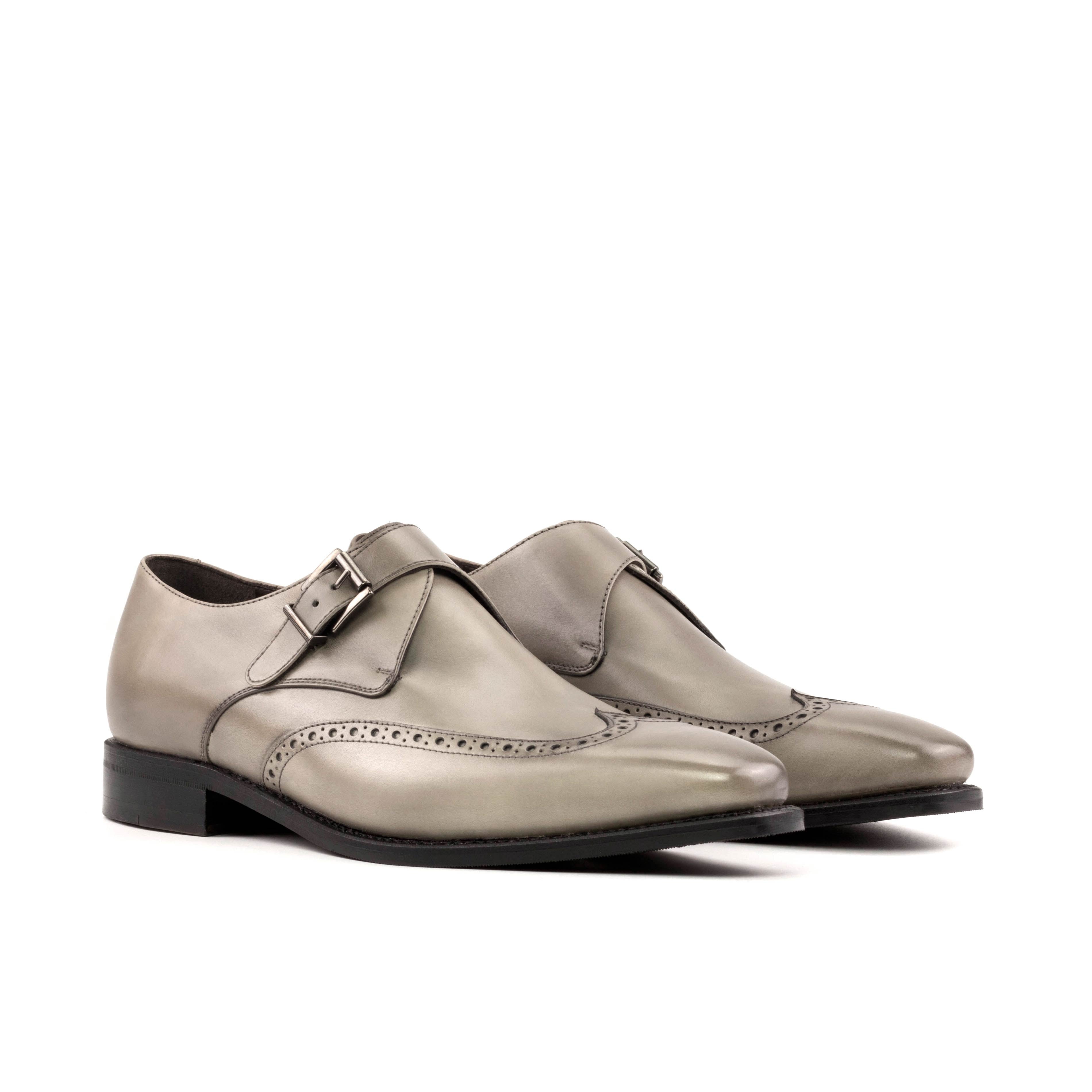 Grey Single Monk Straps