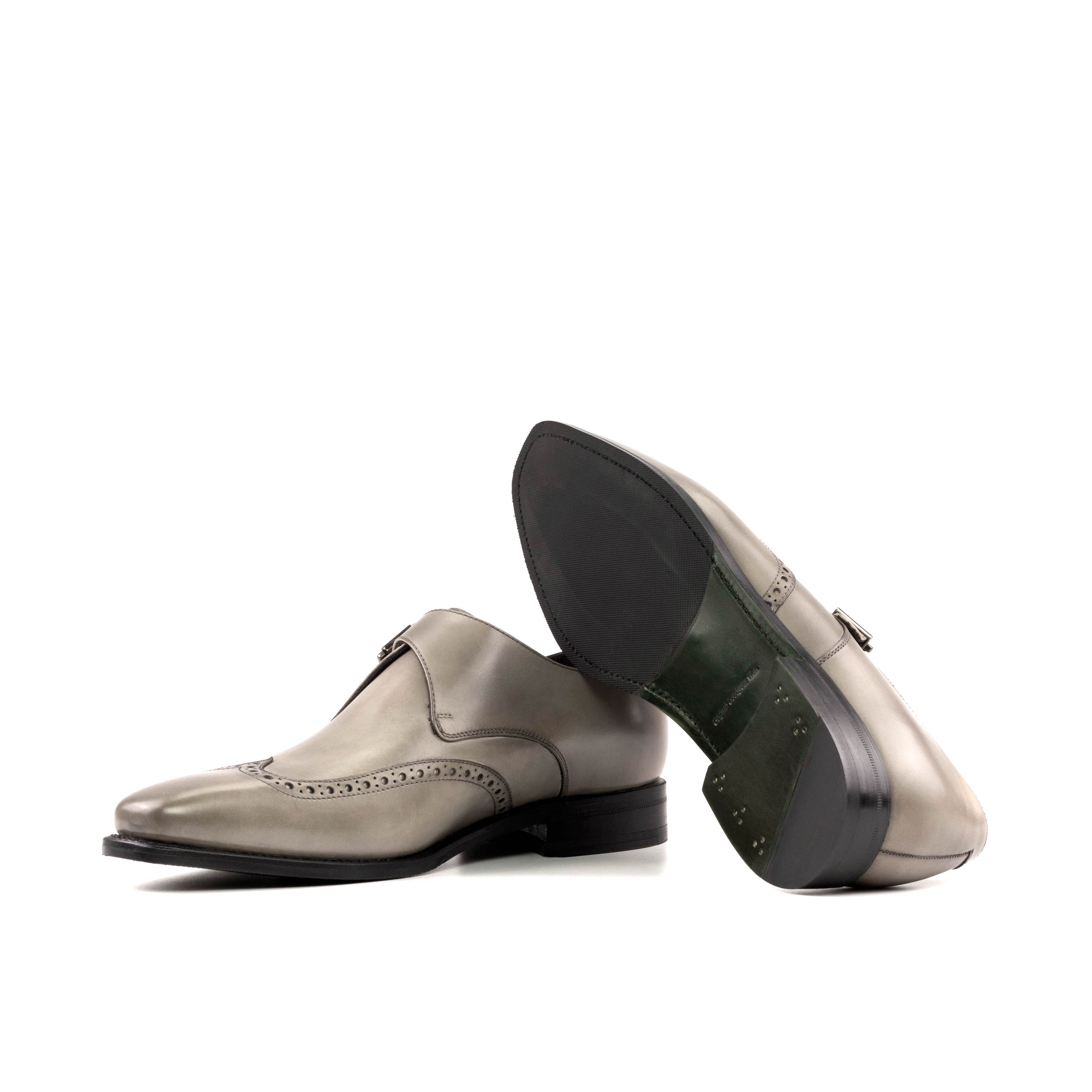 Grey Single Monk Straps