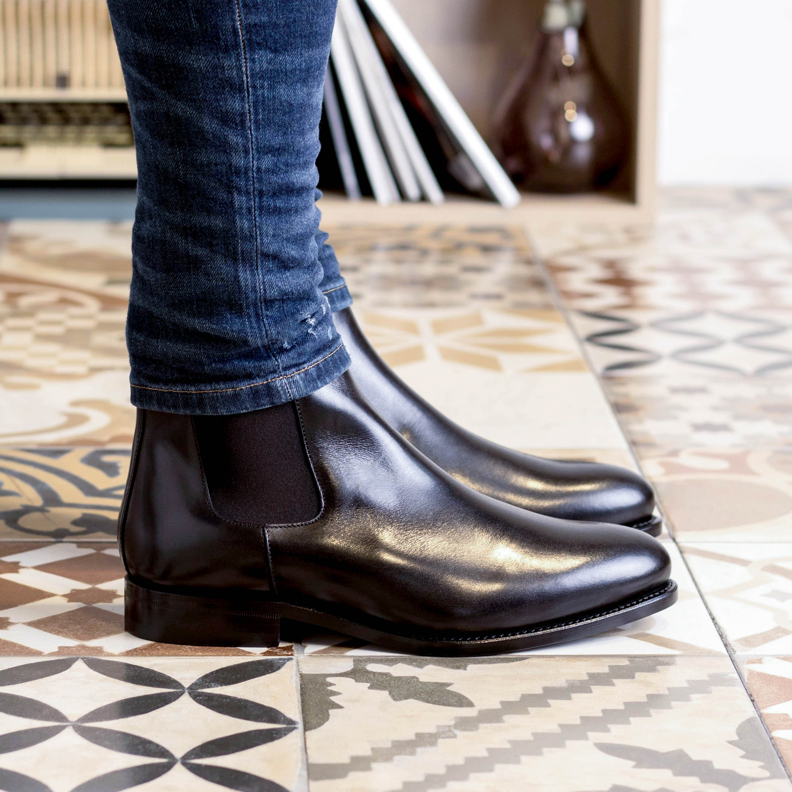Black Chelsea Boots