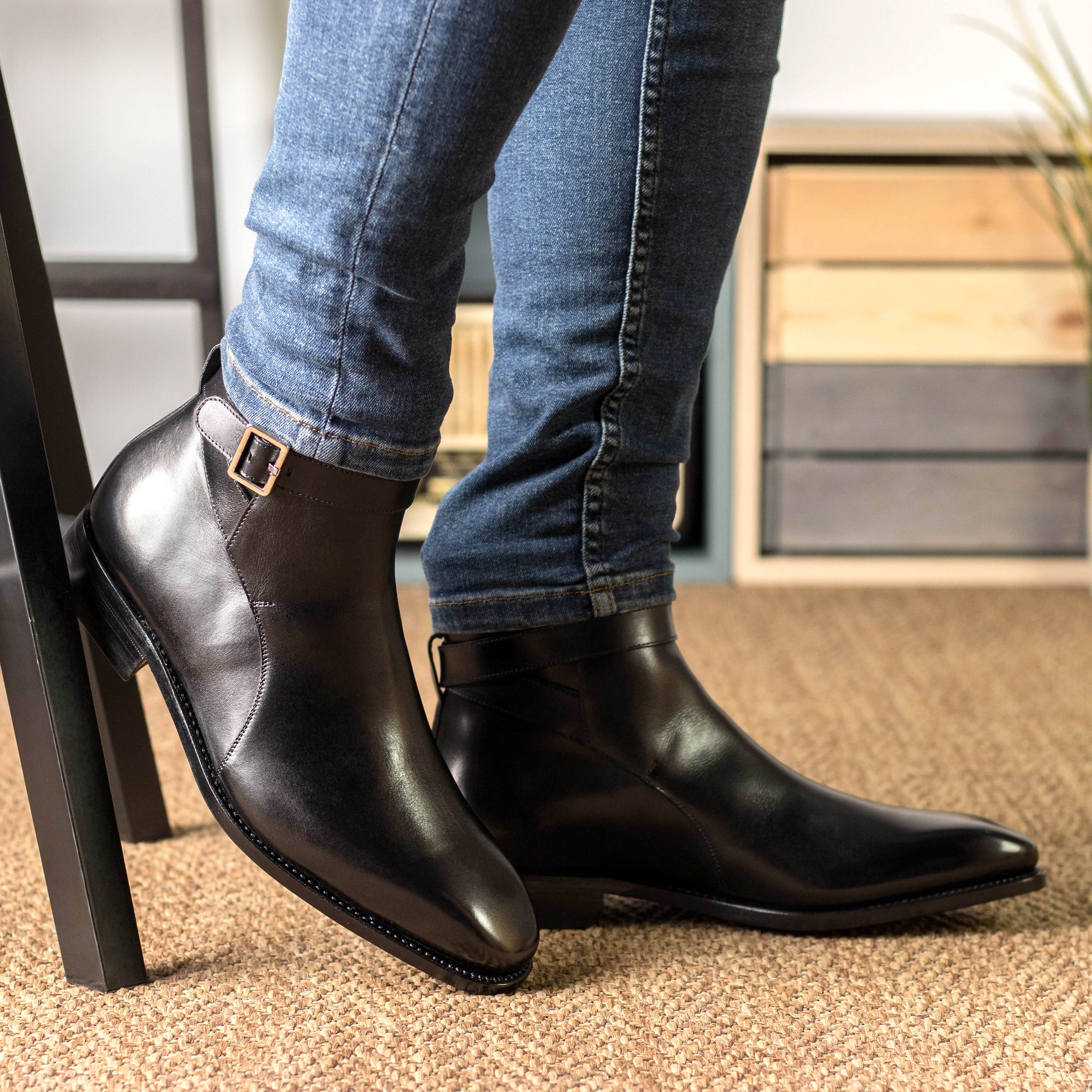 Black Jodhpur Boots