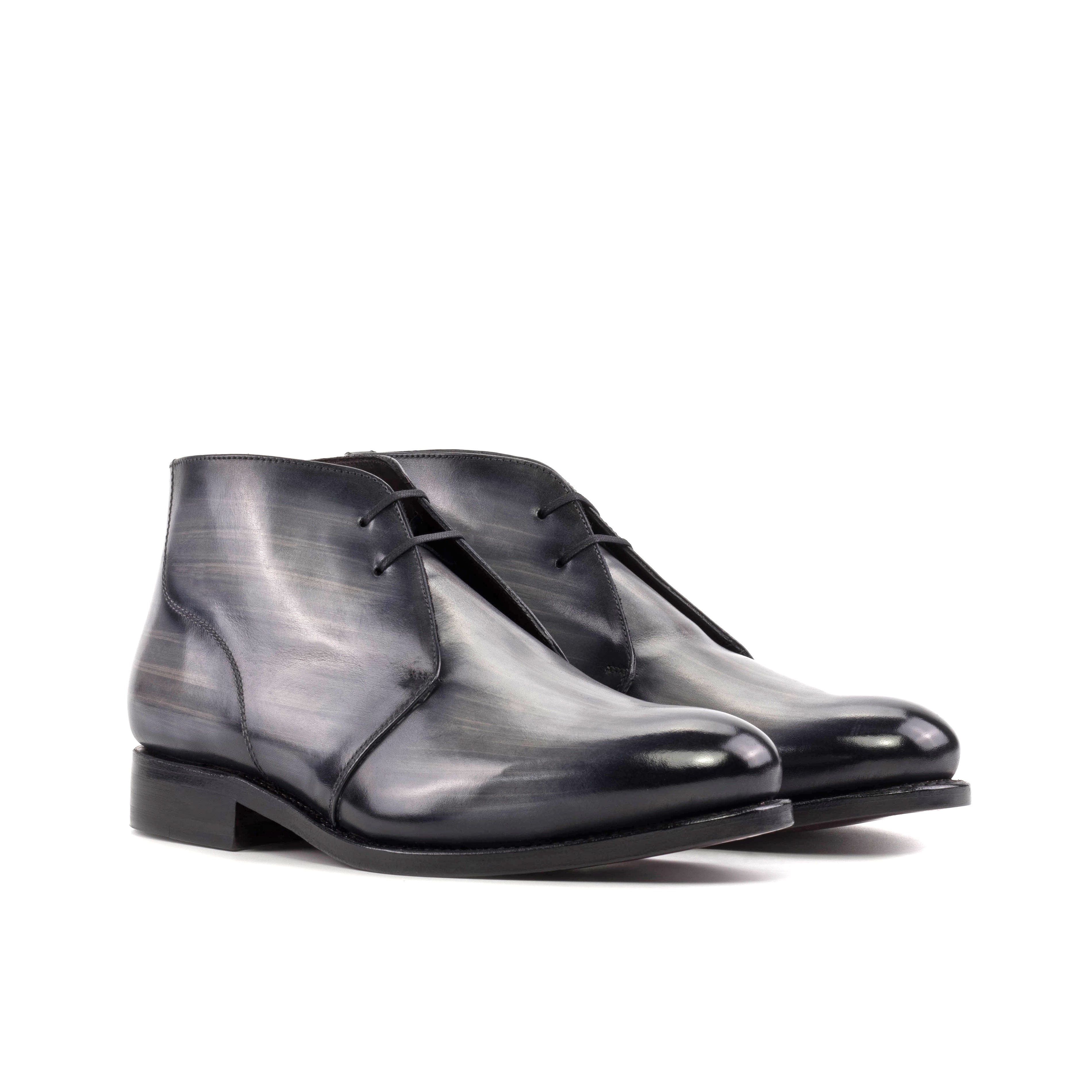 Grey Hardwood Patina Chukkas
