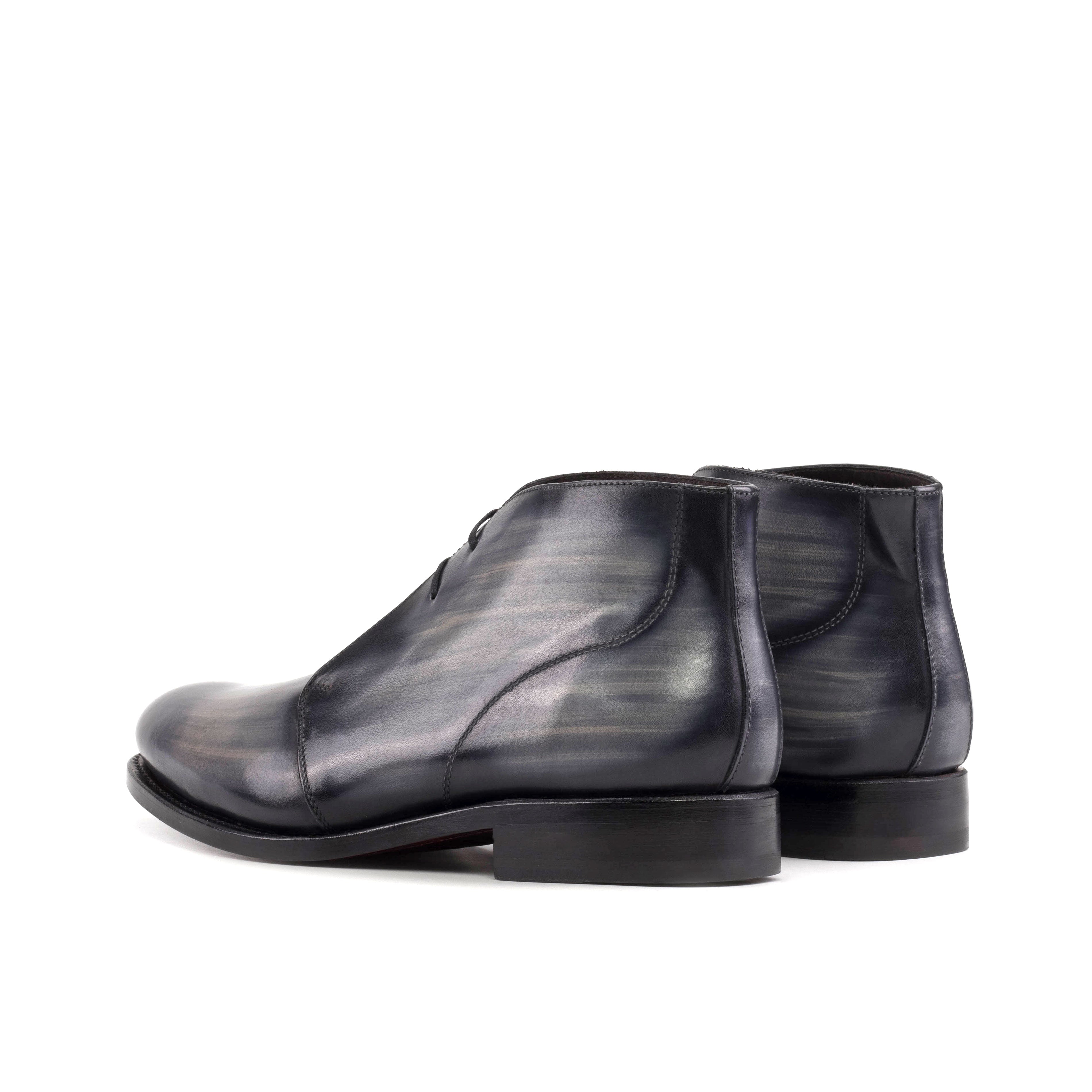 Grey Hardwood Patina Chukkas