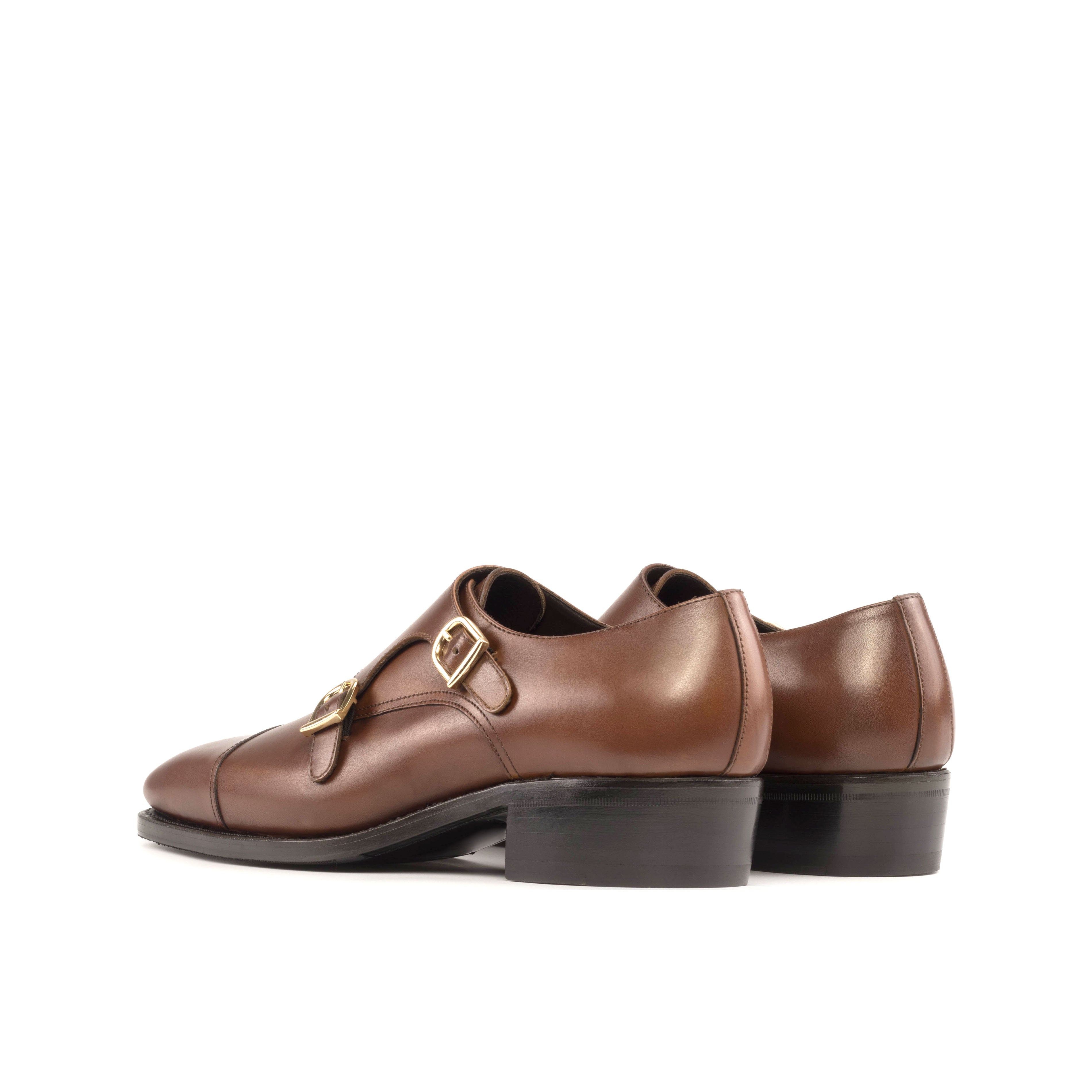 Caramel Box Calf Monk Straps