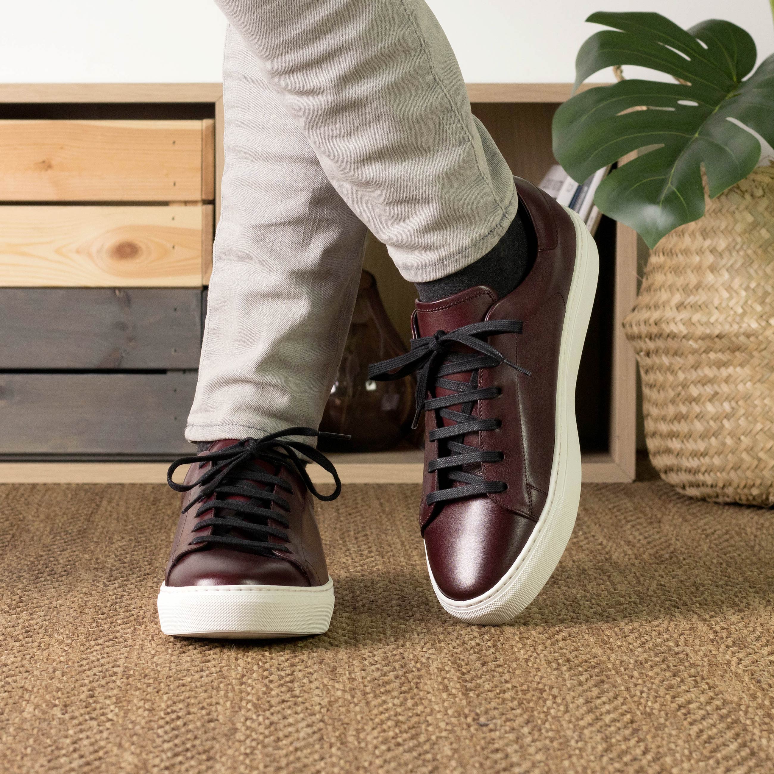 Burgundy Trainers