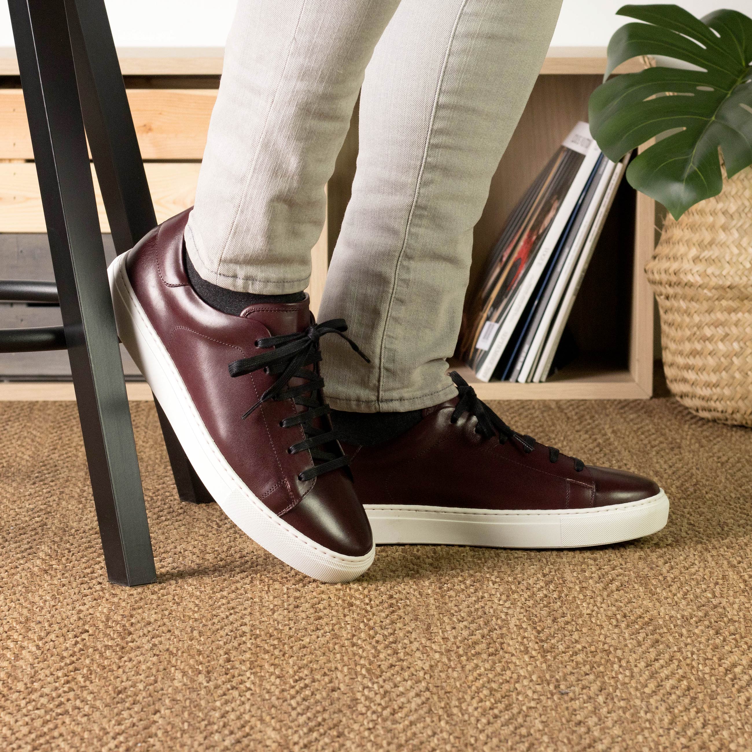 Burgundy Trainers